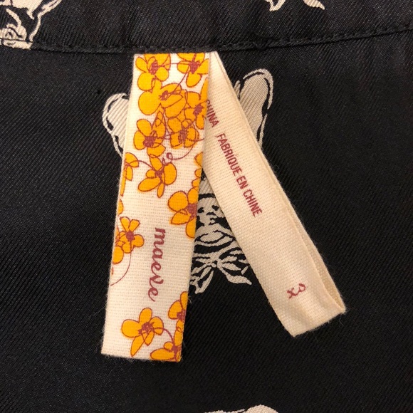 🟠 Maeve 🟠 silk puppy monogram mini dress - Picture 7 of 9